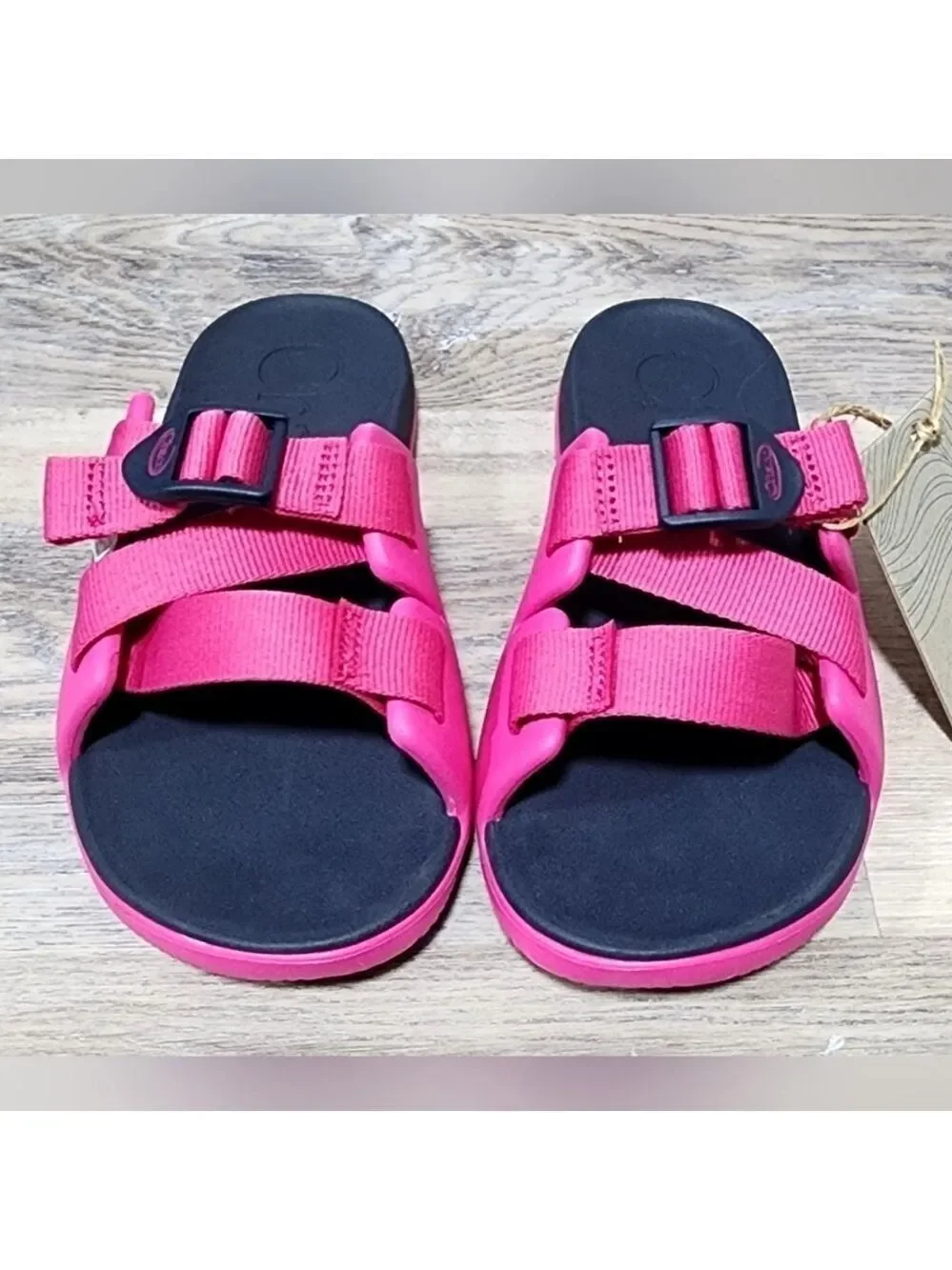 Chaco Kid's Chillos Slides - Magenta Size 2 - New In Box